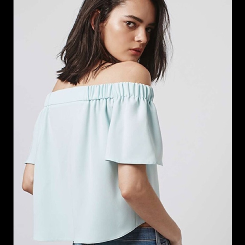 Nwt Topshop Off the Shoulder Top Size 6